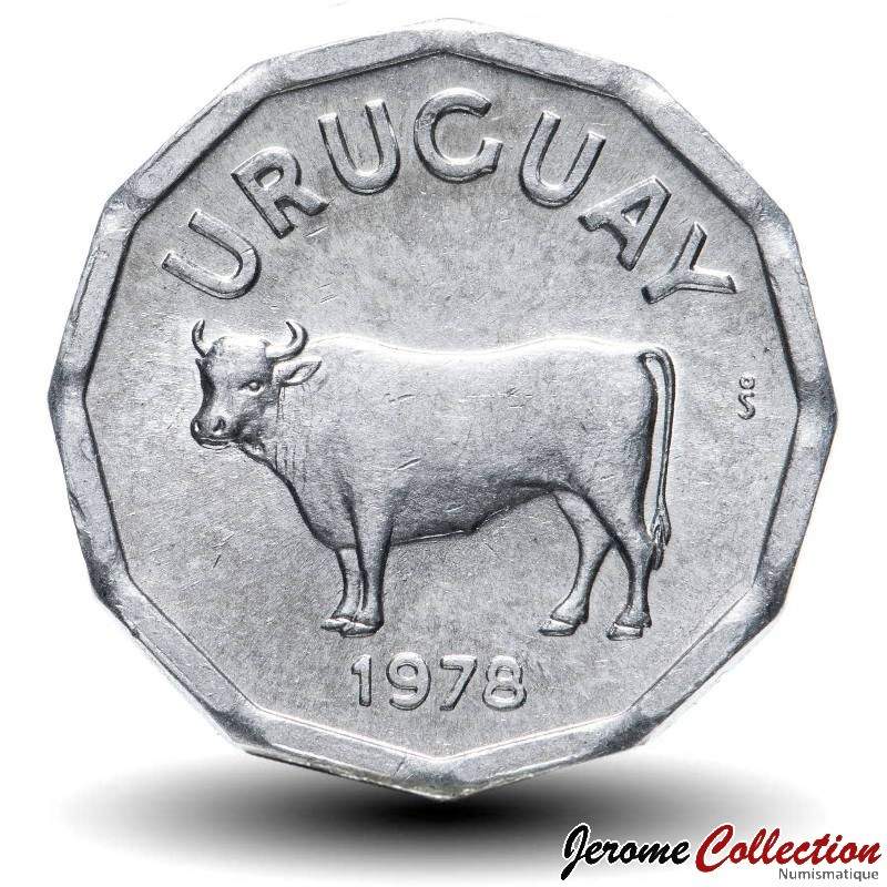 URUGUAY - PIECE de 1 Peso - Mulita /Famille Du Tatou - 2011