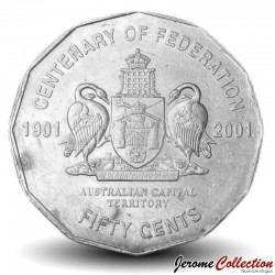 50 Cents - Elizabeth II (4th Portrait - Federation - Australian