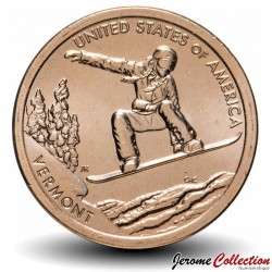 1 Dollar (American Innovation - Vermont) - Estados Unidos – Numista
